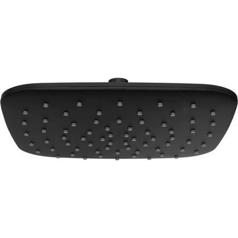 Ravak Docce - Soffione doccia 25x25 cm, nero opaco X07P570 (1/4)