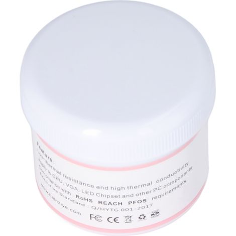 Pâte thermique silicone HY234, graisse conductrice de chaleur, excellente isolation, refroidissement CPU dissipateur, 100g / 3,53oz (1/5)