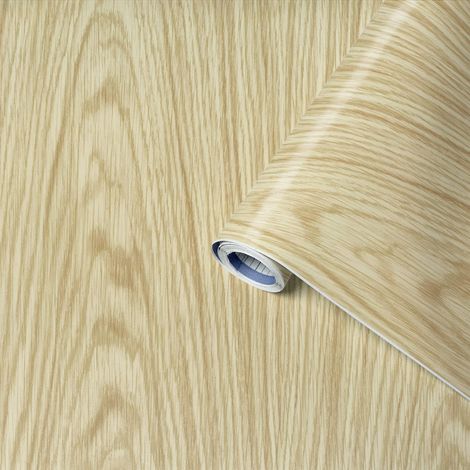 Venilia Pellicola Adesiva Perfect Fix, Effetto Legno Pino naturale, 90cm x 2,1m, Spessore 150μ, Pellicola autoadesiva per mobili o cucina, carta da parati, PVC senza ftalati, Prodotto in UE (1/4)