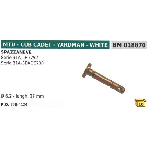 Goupille de sécurité élastique Ø 6,2mm L 37mm chasse-neige 31A-LEG752