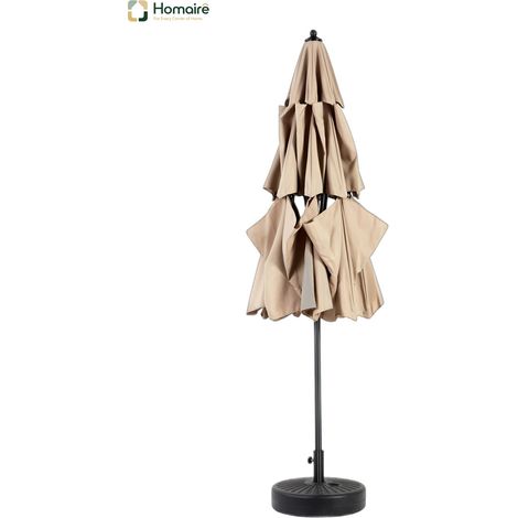 Gartenstuhl Stahl Rattan beige 45 x 45 x 90 cm HOMAIRE (1/5)
