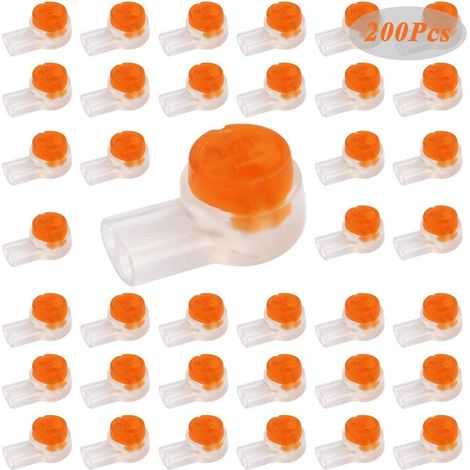 Connecteur De Câble UY2 - Étanche - Auto-dénudant - Pour Câbles 19-26 AWG - 200 Pièces (1/5)