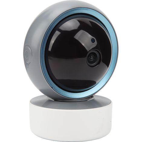 Caméra de sécurité intérieure panoramique avec interphone et tête sphérique Wi-Fi 1080p, vision nocturne HD, détection de mouvement et rotation universelle. (1/5)