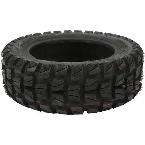 Pneu scooter électrique 11 pouces 90/65-6.5 caoutchouc, bande de roulement tout-terrain, accessoire de remplacement pour trottinette (1/5)