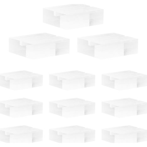 Lot de 12 supports en acrylique pour cartes postales, présentoirs pour cartes de visite et cartes de nom. (1/5)