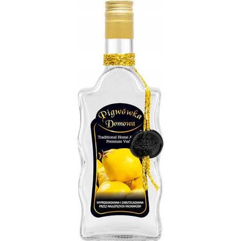 Botella decorada con una ola 500 ml MEMBRENJENA CASERA (1/2)