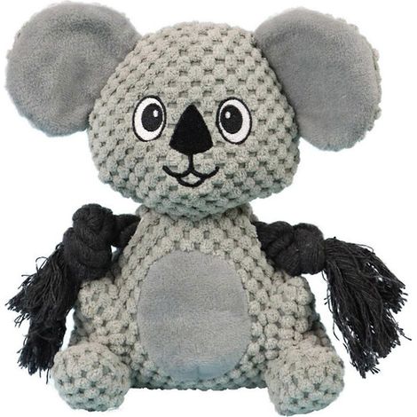 Jouet interactif en peluche pour chien avec fonction sonore, pour lutter contre l'ennui avec des koalas, un jouet à mâcher doux et amusant. (1/4)