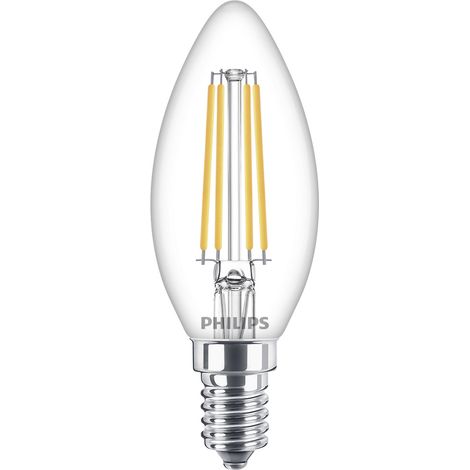Philips LED 76219300 LED EEK E (A - G) E14 Kerzenform 6.5 W = 60 W Warmweiß (Ø x L) 3.5 cm x 9.7 cm (1/5)