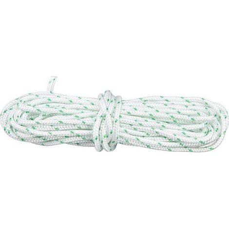 Corde de démarrage en Nylon de 3.5MM, cordon de traction de démarreur de trononneuse de jardin résistant à l'usure pour tondeuse à gazon artisanale, 10m / 32,8 pieds (1/4)