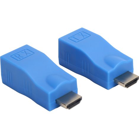 Transmetteur HDMI sur RJ45 30 mètres, Convertisseur Vidéo 1080P pour Réseau Domestique (1/5)