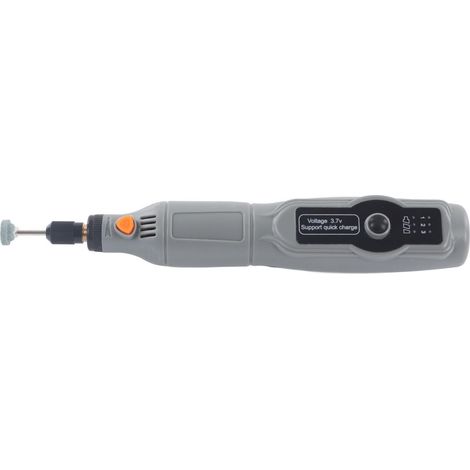 3,7-V-Akku-Rotationswerkzeug-Set, Mini-Elektrowerkzeug, 15000 U/min, 3 Geschwindigkeiten, wiederaufladbar zum Schleifen, Gravieren und Polieren (1/5)