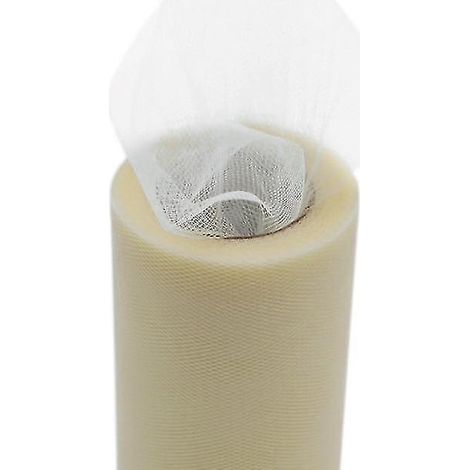 Rouleau de tulle en tissu, bobine de tissu, tutu, fête, baby shower, anniversaire, emballage, mariage - COULEUR 3 (1/4)