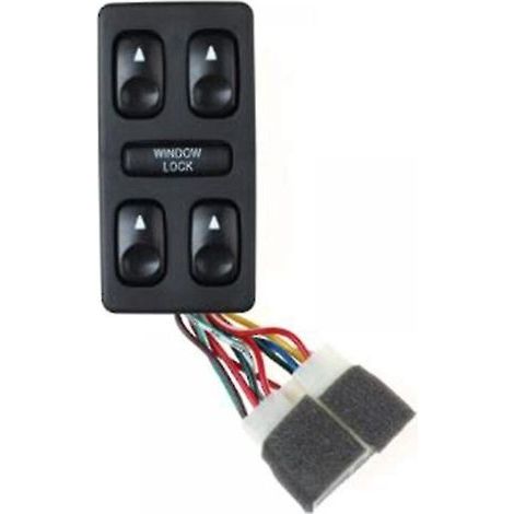 Elektrischer Fensterheberschalter vorne links (Fahrerseite) für Galloper 1992-1994, Teilenummer 93570-28001
