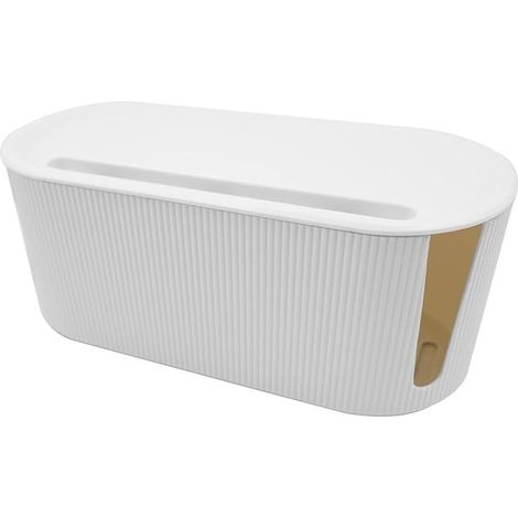 Cable Storage Box - ABS Storage Box for Hiding and Hiding Electrical Cables - 31 x 13.5 x 12.5 cm (1/5)