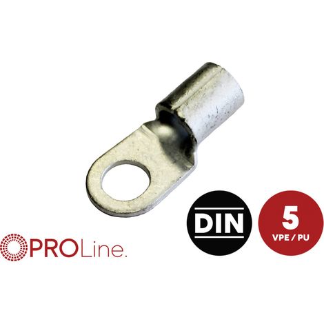 ACV 346516-4-5-p Ringkabelschuh Loch-Ø=6.5 mm Unisoliert 5 St. Piece
