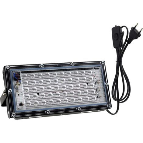 Foco LED para exteriores de 50W/100W, resistente al agua IP65, 220V, luz violeta de 395nm (1 unidad). (1/5)