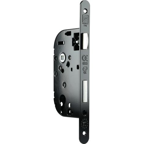 Coffre de serrure monopoint NFQC carré 8mm clé I axe 50mm noir HERACLES G846H278K3 (1/3)