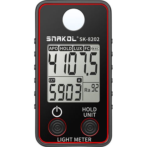Color Temperature Tester High Accuracy Lighting Tester 0.5-300000lux LED Lighting Photographic Luminance Testing Device (1/5)