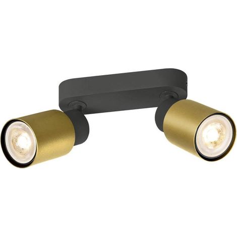 Spot double Puri 2.0 Tube noir-or - 1008362