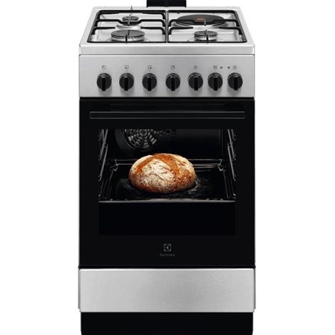 57-liter-kombinationskocher aus edelstahl mit 4 kochstellen - Electrolux - LKM520011X