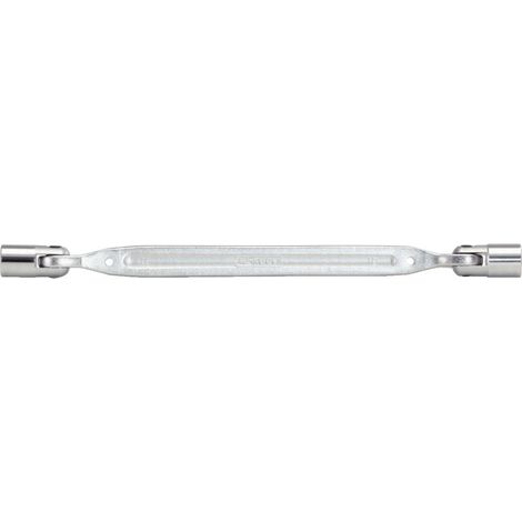 Chiave a doppia bussola snodata,17x19mm (1/4)