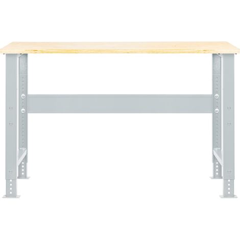 Mw Tools – Établi modulaire Multiplex 1500 mm – Charge maximale 400 kg – Plan de travail en multiplex 27 mm – Pieds ajustables 810-1180 mm – MOD150 (1/4)