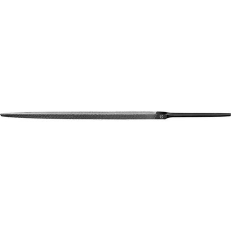 Lima de llave, Largo : 100 mm, forma triangular, Tamaño 2, corte transversal : 5 mm