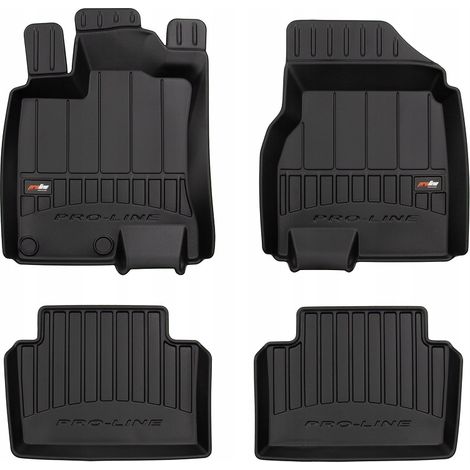 Tapis de sol et de porte en caoutchouc pour Nissan Qashqai 1 2006-2013 3D TROUGH (1/5)