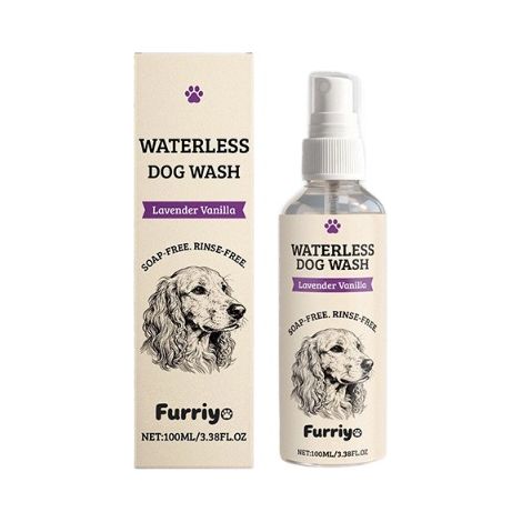Furriyo pet cleaning fluid, suitable for cats and dogs, waterless foam cleaning, deodorizing and gentle care. (1/5)