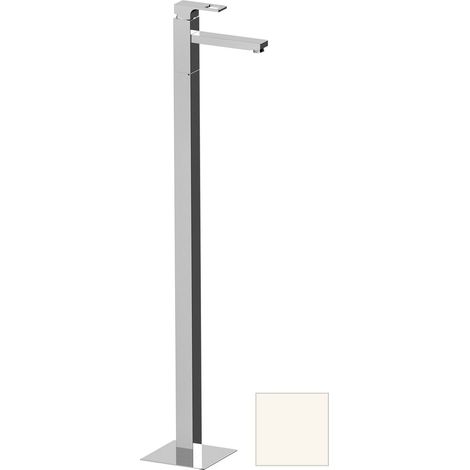 FORATA Mitigeur de lavabo sur pied (raccordement au sol), blanc mat (1/2)