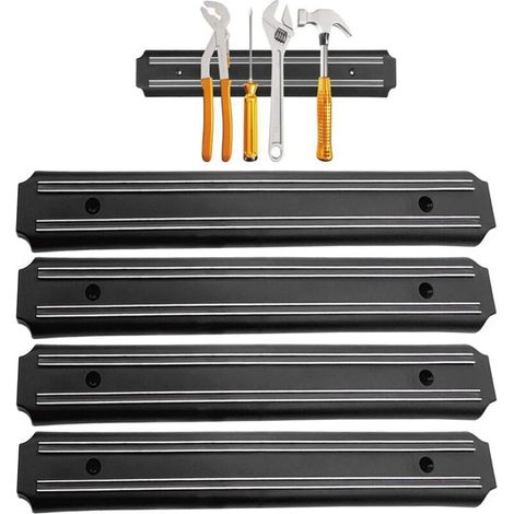 Porte Outils Mural magnetique 4 Pieces 33 cm x 5 cm Barre magnetique Outillage Barre aimantée pour Outils Panneau Porte Outils Barre aimantée Barre aimantée Barres magnétiques pour Outilsdyk-alovez (1/4)