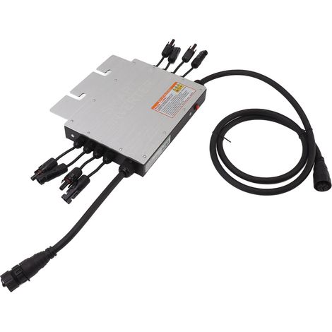 Onduleur sinusoïdal 1200 W avec connexion réseau WiFi, micro-onduleur empilable pour une maison connectée, surveillance cloud et stockage AC120V/230V (1/5)
