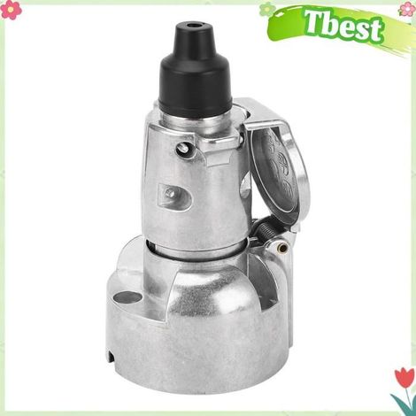Tbest prise de remorque en métal à 7 broches Prise de Remorque à 7 Broches, Adaptateur en Aluminium Standard Européen 12 V bateau (1/5)
