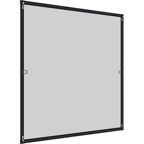 Windhager IS Fliegenschutz-Fenster Plus 100 x 120 cm schwarz/anthrazit (1/3)