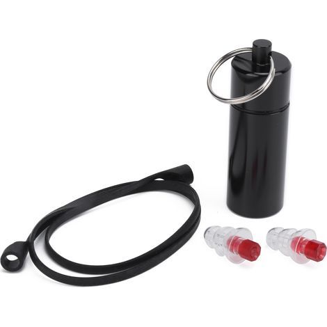 Bouchons d'Oreilles Musicien 22x67mm Anti-Bruit, Étanches avec Étui de Rangement en Silicone et Cordon