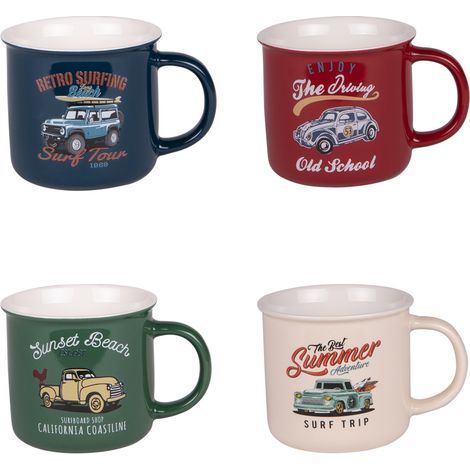 Table Passion - Coffret de 4 mugs Californy 35 cl