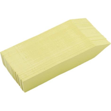 100 PCS Étiquettes de semences végétales Étiquettes de plantes en plastique Marqueurs Étiquettes de jardinage de pépinières imperméables pour Potager(jaune) (1/5)