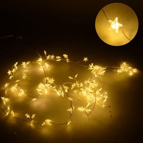 Drahtlicht 160 Micro-LED-Stern warmweiß cm230 Festnetzteil für den Außenbereich (1/4)