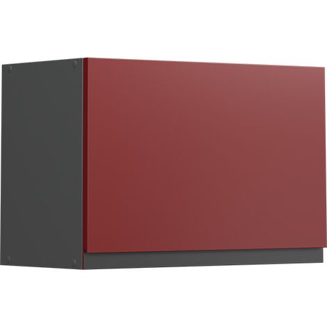 Hängeschrank R-Line, Rot, 60 cm J-Shape, flach, Vicco