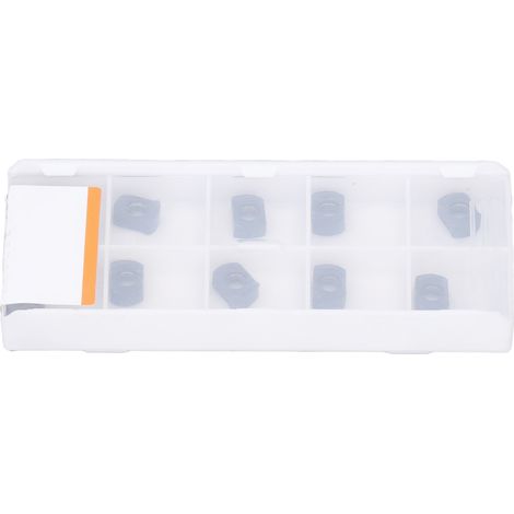Lot de 10 plaquettes de tournage en carbure, lame de tour CNC, jeu d'outils de fraisage pour acier et fonte BLMP0603R-M