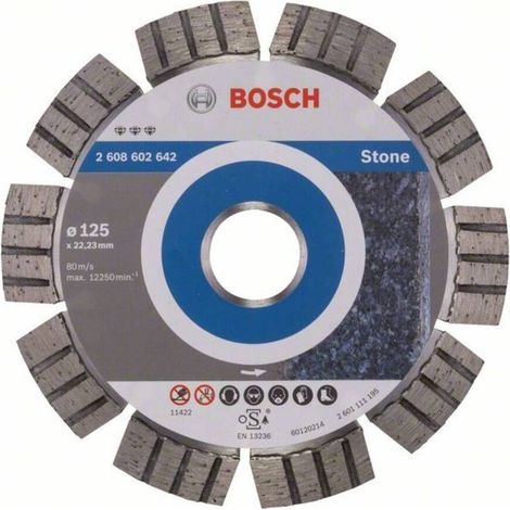 Bosch PRO Multi Material Disco de corte de diamante 125 x 22,23 mm - 2608602642 (1/4)