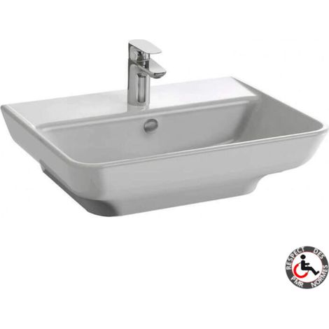 Lavabo PMR JACOB DELAFON Struktura meulé, Blanc (1/5)