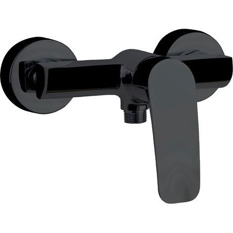 RAMONSOLER 570802SNM NEW FLY Grifo Monomando Ducha Sin Equipo Negro Mate - ref: 57D303699 (1/4)