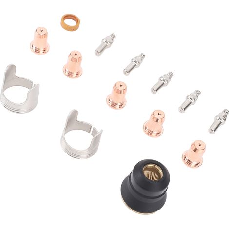 Kit de 14 pièces pour torche plasma : électrode, buse, capuchon de protection et support pour CUT 55DS Pro et CUT 65DS. (1/5)