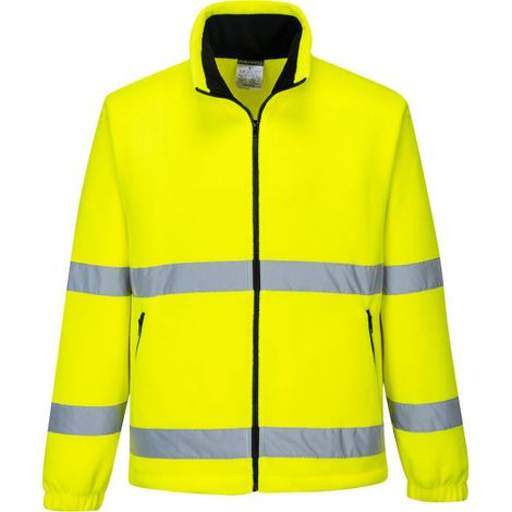 Chaqueta Polar Essential de alta visibilidad con cintas reflectantes F250 XS Amarillo
