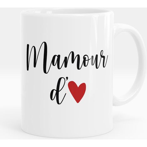 Mug - Tasse personnalisée - Mamour d'amour - Mug Rose (1/5)