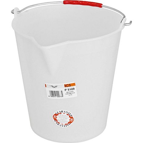 Eimer ICS P5114, 14 Liter, weiß, mit Ausguss