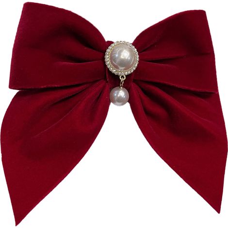 Bow Hair Clip - Large Bowknot Hairpin for Women and Girls - Hair Accessory for Daily Wear Wedding Party School - 1 Piece (1/5)