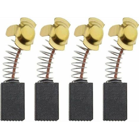 [MAI UTILIZZATO]  2 paia di spazzole di carbone per trapano con cavo di ricambio per motore, compatibili con Titan TTB653SDS 1500w SDS Plus, 6x10x16mm-INHHUB