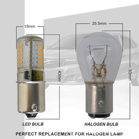 Ba15s Bremslichtbirne für Autos, 3000K hohe Helligkeit, 12V Bay15d LED-Lampe für die meisten Autos (1/5)